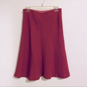 Y2K Fuschia Wool Dress Skirt